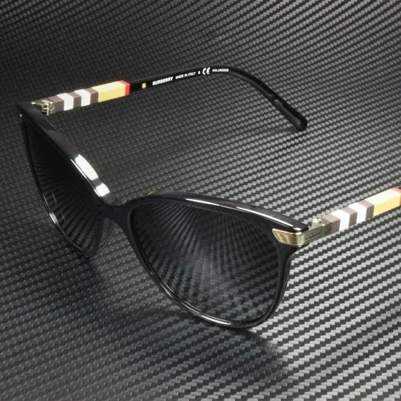 Burberry Black POLARIZED 57mm Sunglasses Burberry 57mm Polarized Square Sunglasses | Nordstrom main image 2